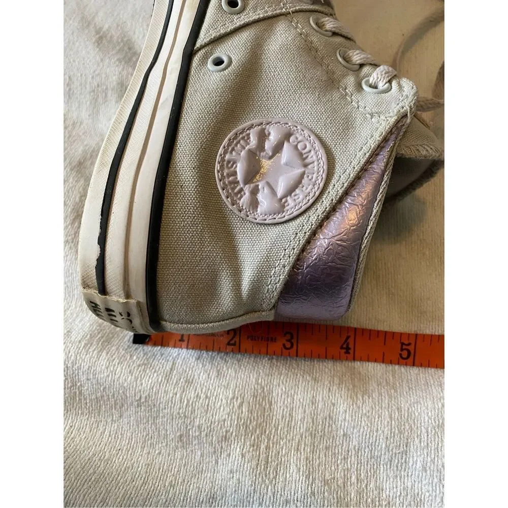 Converse Chuck Taylor All Star Madison Mid Top Womens Shoes Wolf Grey White